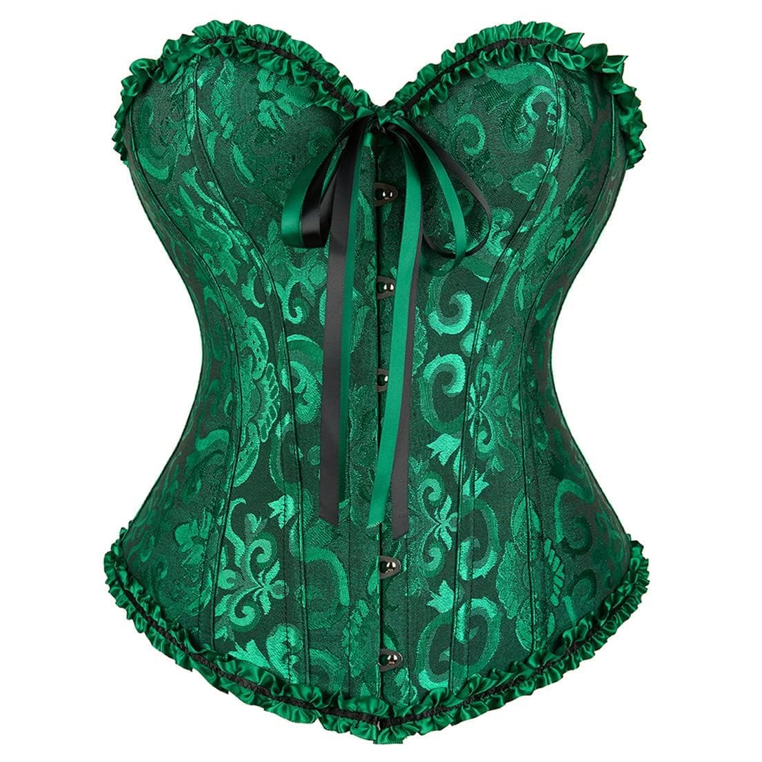 Women's Bustier Corset Top for Women Full Breast Corset Lace-Up Corset Waist Sha