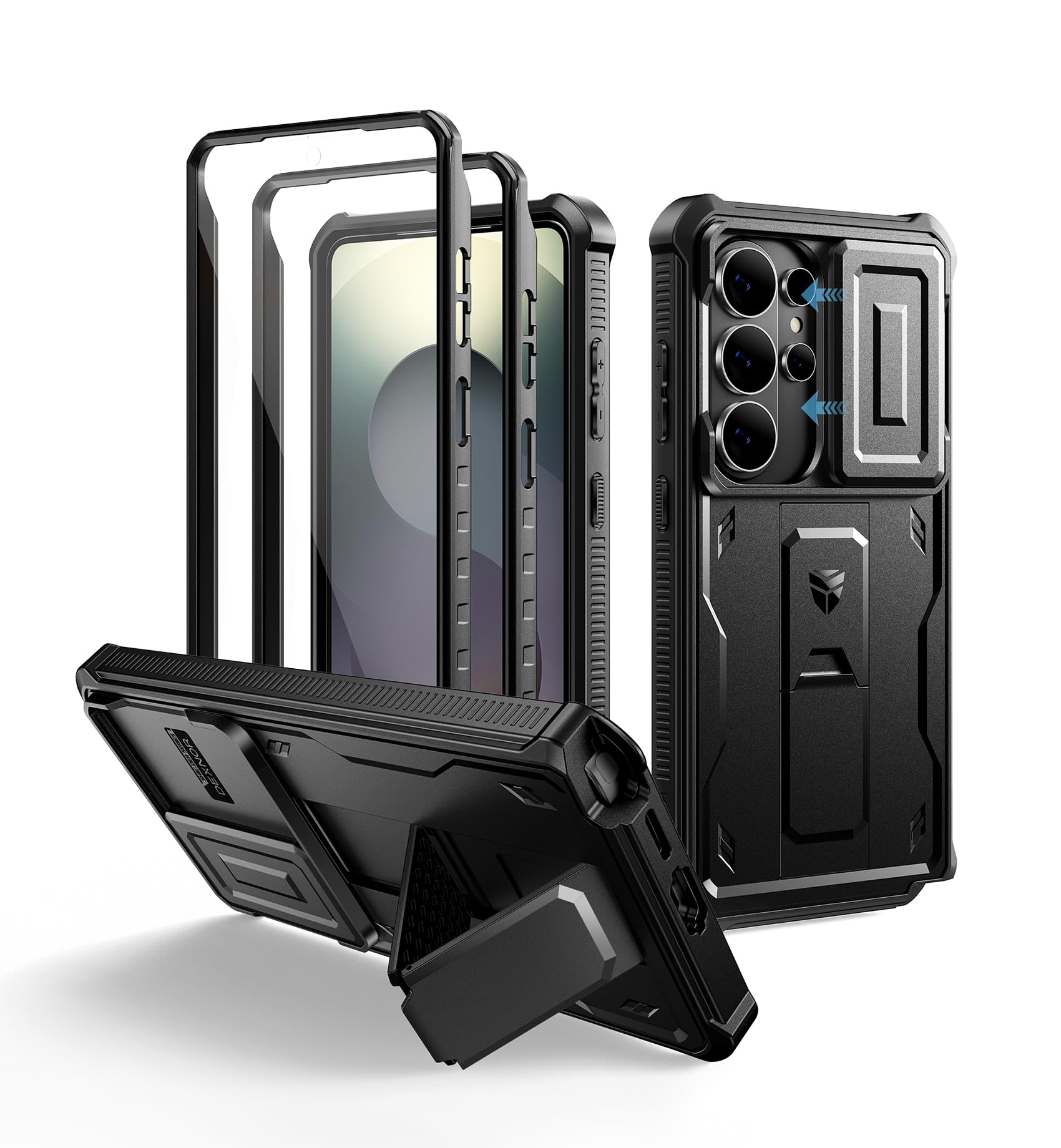 Dexnor for Samsung Galaxy S26 Ultra Cover with Integrated Slide Camera Cover & S