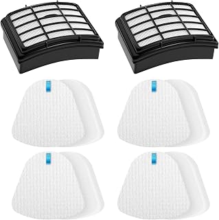 Vacuum Filter Replacement for Shark Navigator Lift Away NV350 NV352 NV360 | Also for Shark Upright Vacuum Cleaner Models NV351 NV355 NV356E NV357 NV370 UV440 UV540 CU500, Parts XFF350 XHF350, 4 + 2 Kit