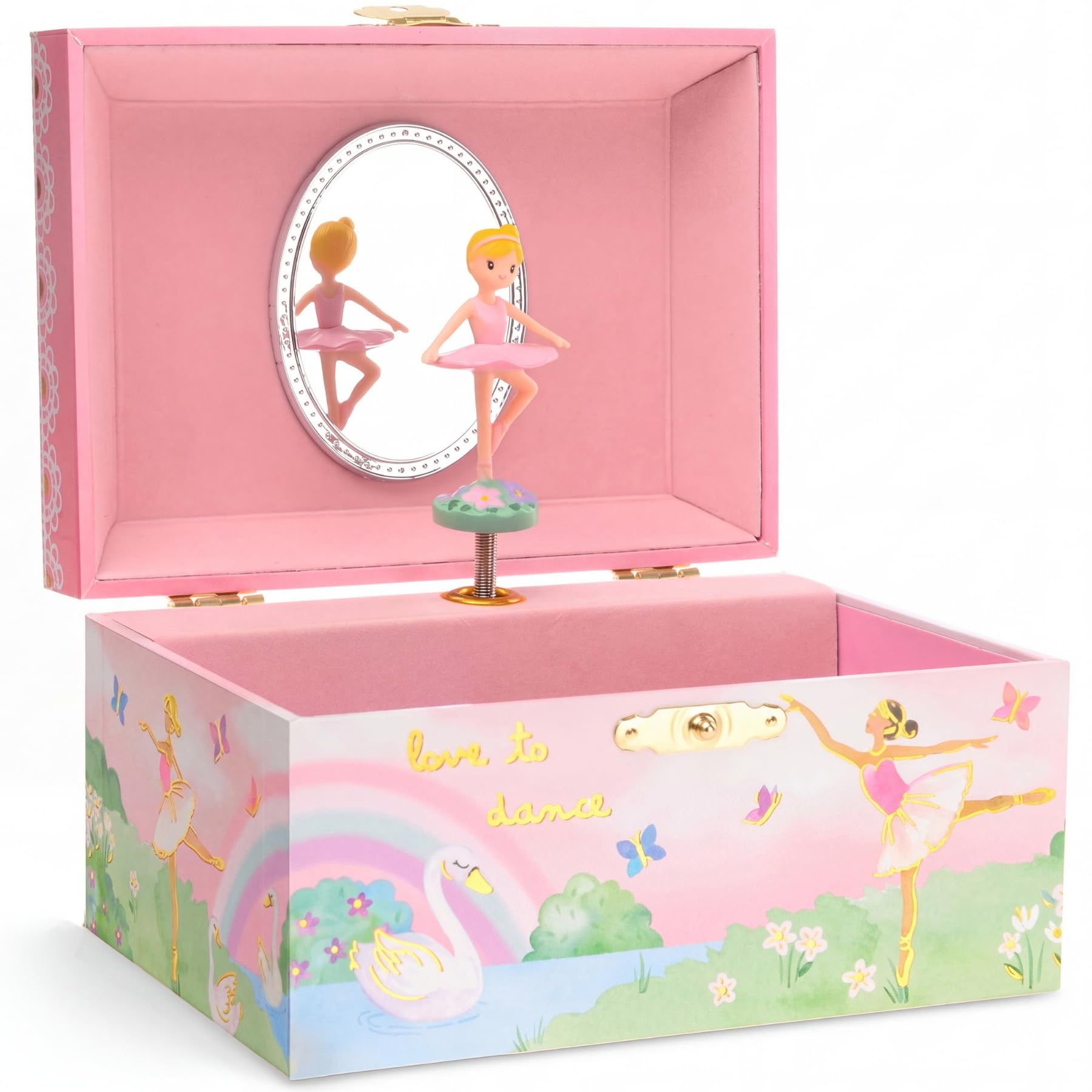 Jewelkeeper® Musical Ballerina Jewelry Box for Girls | Kids Music Box with Spinn