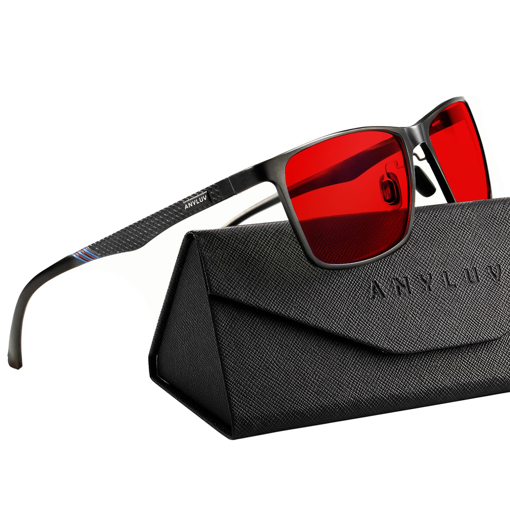 ANYLUV Blue Light Glasses Men, Profession Bluelight Blocking for Computer