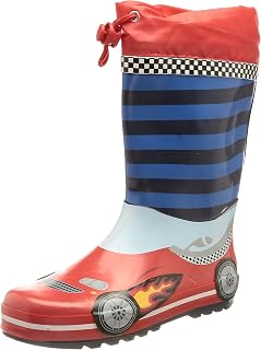 Playshoes Wellies with Drawstring Rubber Boots with DrawstringGirls and Girls