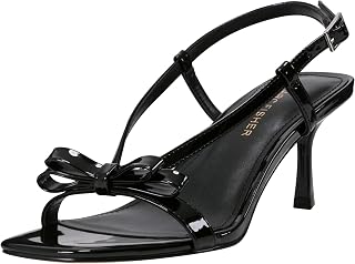 Marc Fisher Femme Danzy Sandale à Talon, Noir Verni 001, 40 EU