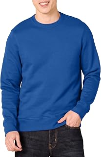 Amazon Essentials Men's Fleece Box-Neck Sweatshirt