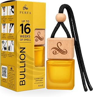 Inspired by One Million Car Air Freshener for Men | Long Lasting Luxury Diffuser | Automotive Scent Perfume | Vent Clip Auto Air Freshener | Odor Eliminator Technology | Masculine Diffuser Scents 8ml
