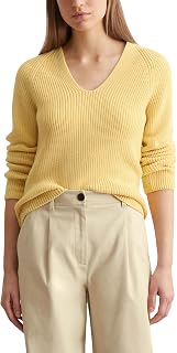 Marc OߴPolo Women's Organic Cotton Knitted Jumper with V-Neck