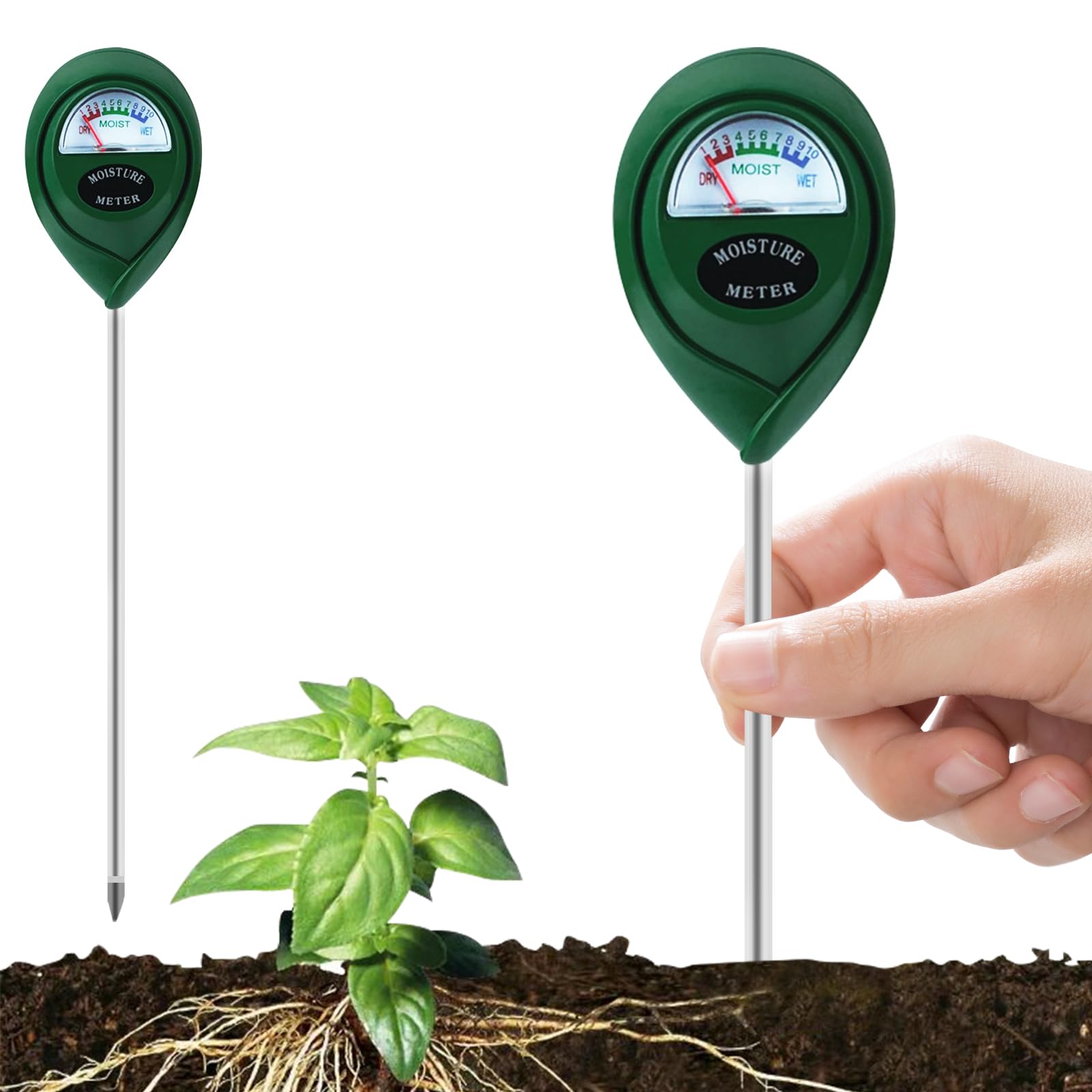 Soil Moisture Sensor Meter Moisture Meter for Plants Plant Water Monitor for Gar