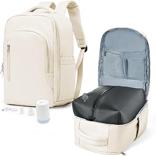 SZLX Vacuum Backpack Hand Luggage Women, Airbag Backpack With Vacuum System For Travel, Ryanair Travel Backpack Cabin Size With Pump Waterproof Vacuum Suitcase For Men