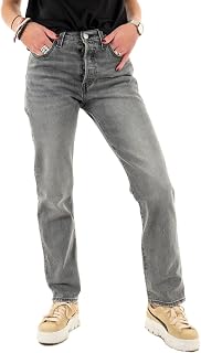Levi's Damen Jeanshose 501 Crop High Rise, Straight Fit
