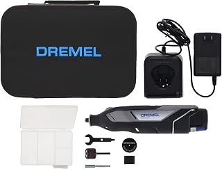 Dremel 8240 12V Cordless Rotary Tool Kit Variable Speed (Renewed) | 2AH Battery | Charger Included | Comfort Grip | Multi-Purpose Tool | Adjustable Speed | Carry Case