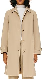 Orolay Women's Single Breasted Trench Coat Mid-Long Classic Lapel
