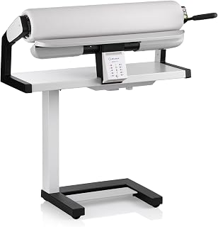 Reliable Verve Rotary Steam Press, Continuous Steam, Made in Europe, 120V | Variable Speed, Safety Release Lever, 33" open-end roller, 3 steam settings, Suitable for oversized linens, Remove wrinkles
