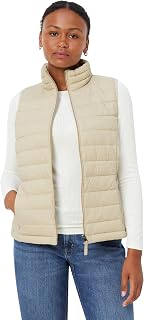 Amazon Essentials Women's Lightweight Water-Resistant Packable Puffer Vest
