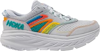 HOKA One One Bondi L Embroidery, Unisex Adult Hiking Shoes, Arctic Ice Atlantis, 11.5 UK