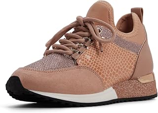 ALDO Women's Courtwood Fashion Lace Up Sneaker, Rose Gold, 5, rose gold