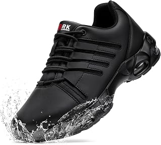 LARNMERN Men's Kitchen Shoes, Non-Slip Trainers, Chef, Work Shoes, Gym, Outdoor, Casual Fitness
