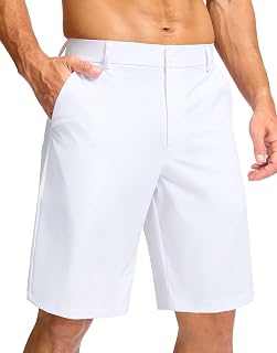 Soothfeel Men's Casual Shorts 7"/ 9" /11" Golf Shorts for Men Flat Front Dress Work Clothing Lightweight with 3 Pockets