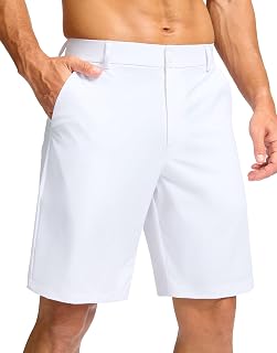 Soothfeel Men's Casual Shorts 7"/ 9" /11" Golf Shorts for Men Flat Front Dress Work Clothing Lightweight with 3 Pockets
