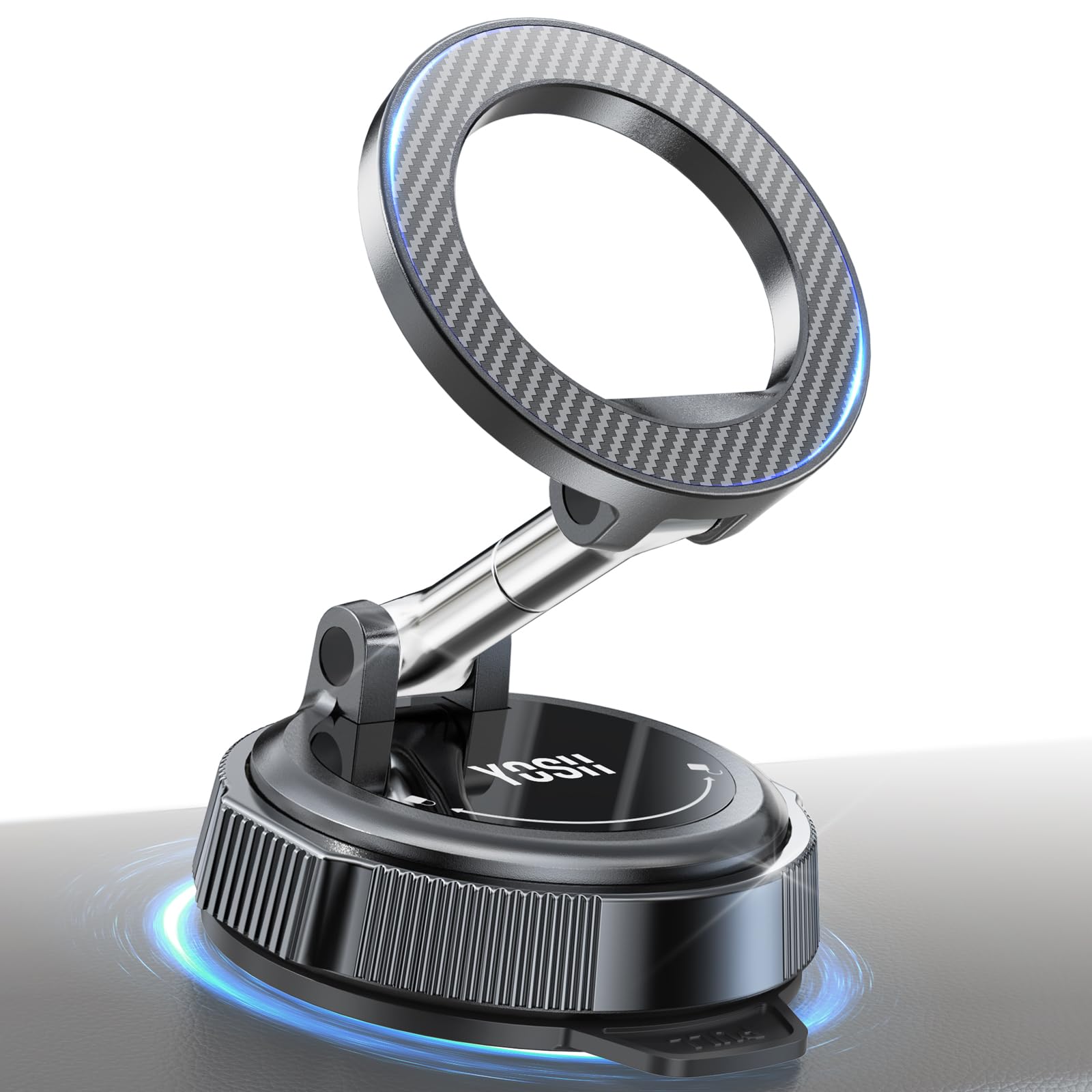 YOSH for MagSafe Car Mount, Magnetic Phone Holder for Cars | Super Vacuum Suctio
