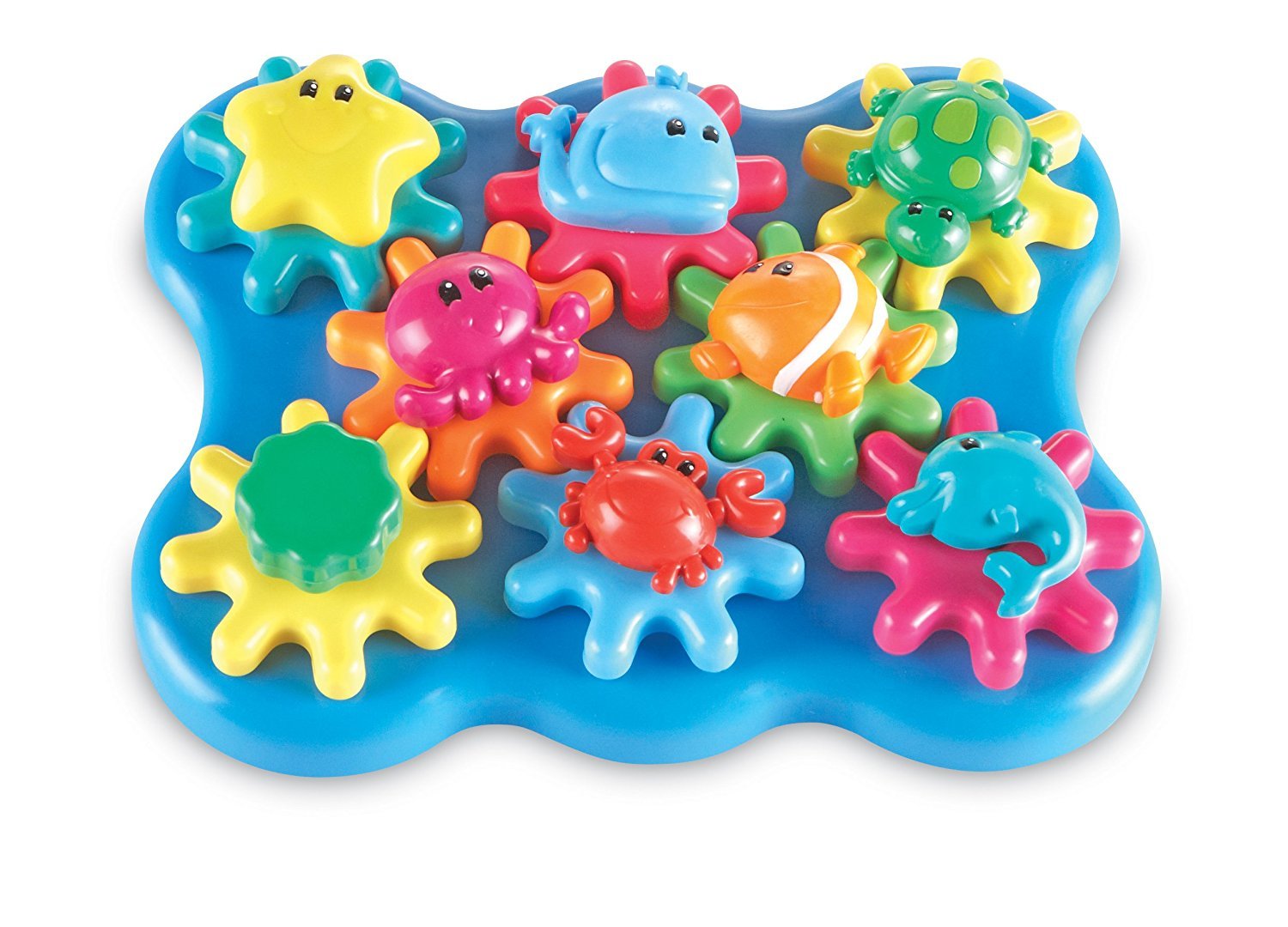 Learning Resources Essentials Ocean Wonders Build and Spin Playset (17 Piece)