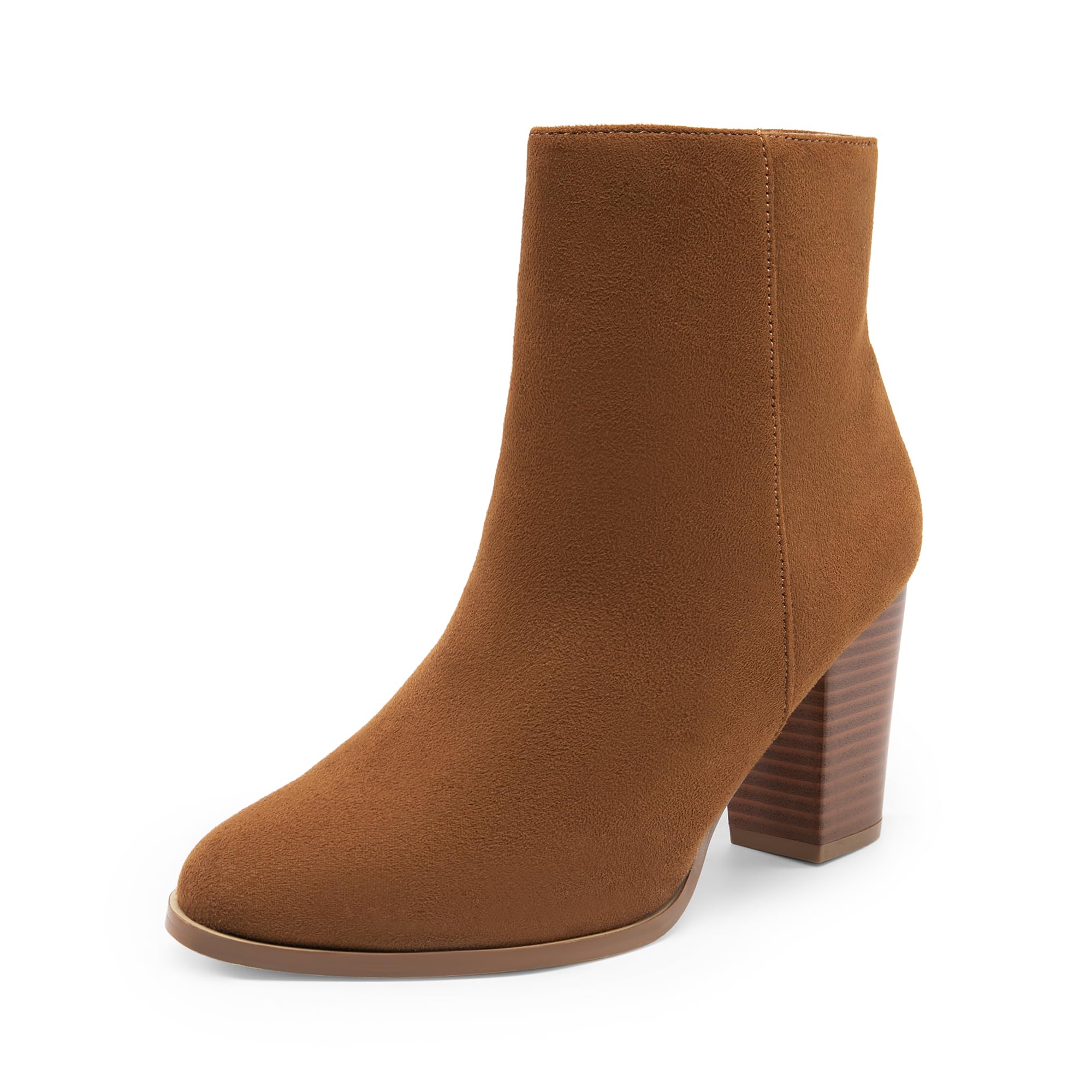DREAM PAIRS Women's Chunky Heel Ankle Boots