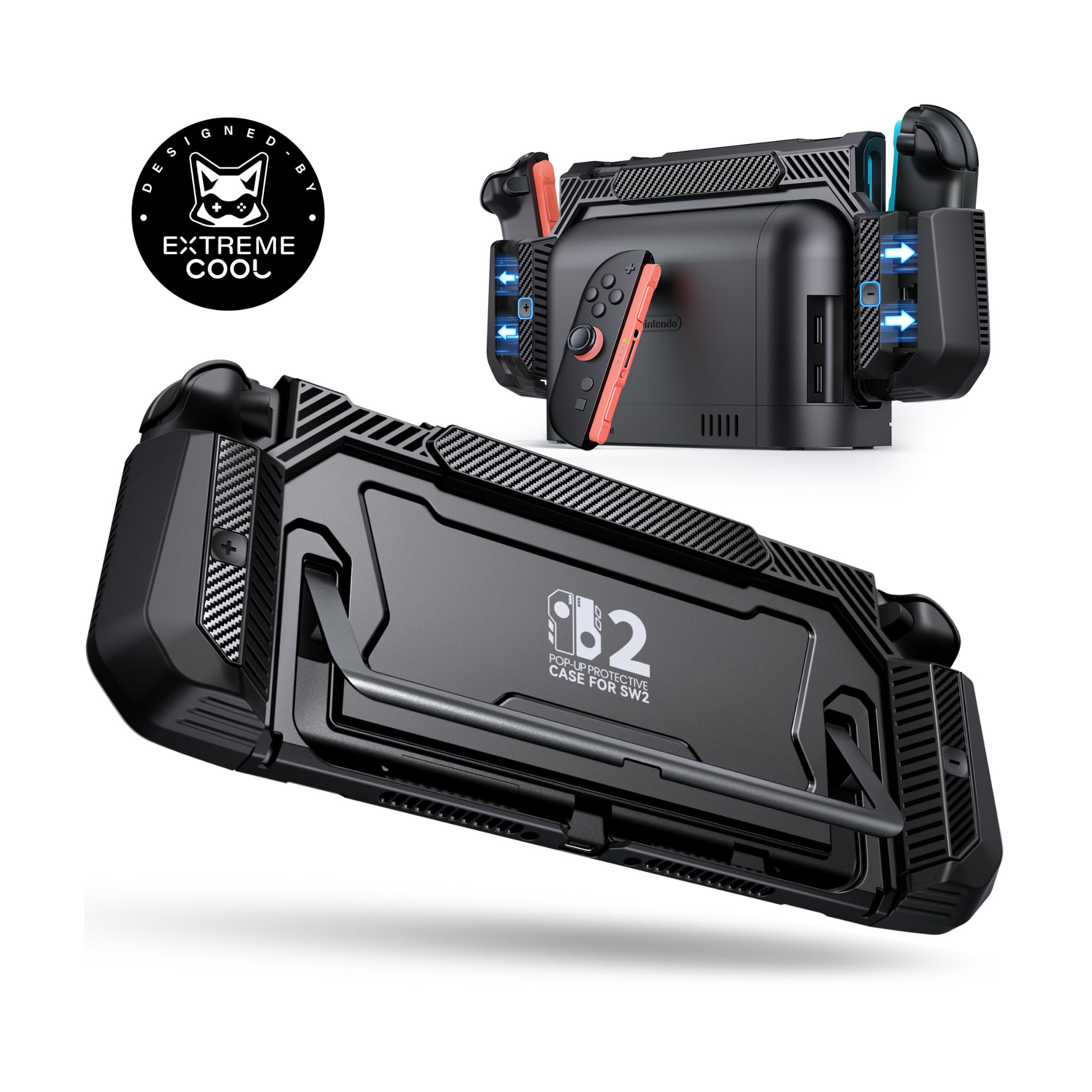 NinABXY Dockable Case for Nintendo Switch 2,[Exclusive Pop-up Joy-Con Quick Rele