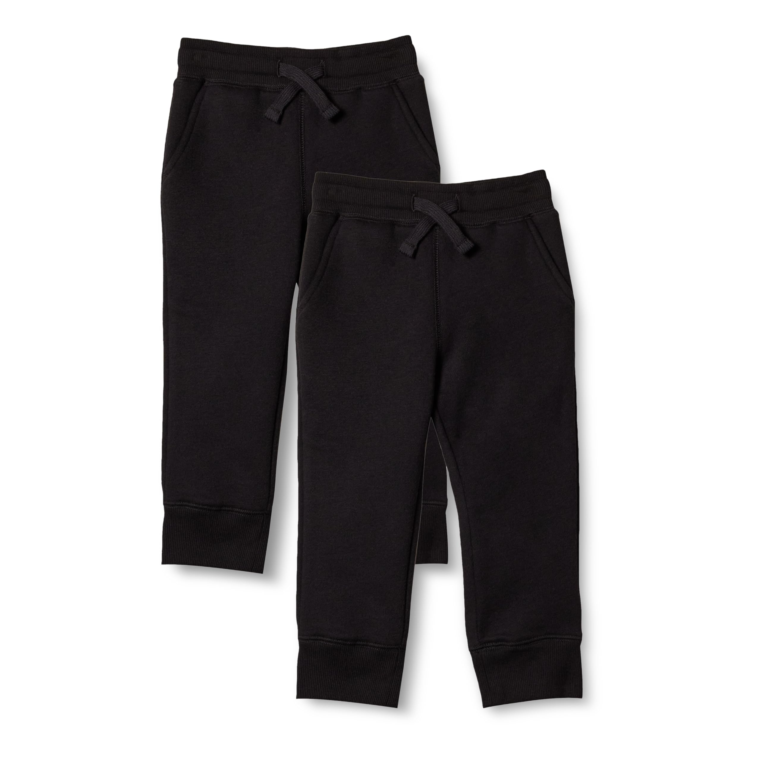 Amazon Essentials Boys and Toddlers' Fleece Jogger Sweatpants, Multipacks
