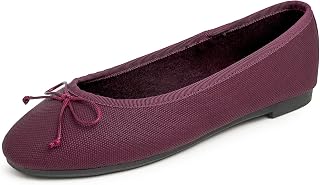 Feversole Women's Bow Tie Fashion Dress Slip On Shoes Round Toe Ballet Flat,Ballerina a Punta Tonda per Donna