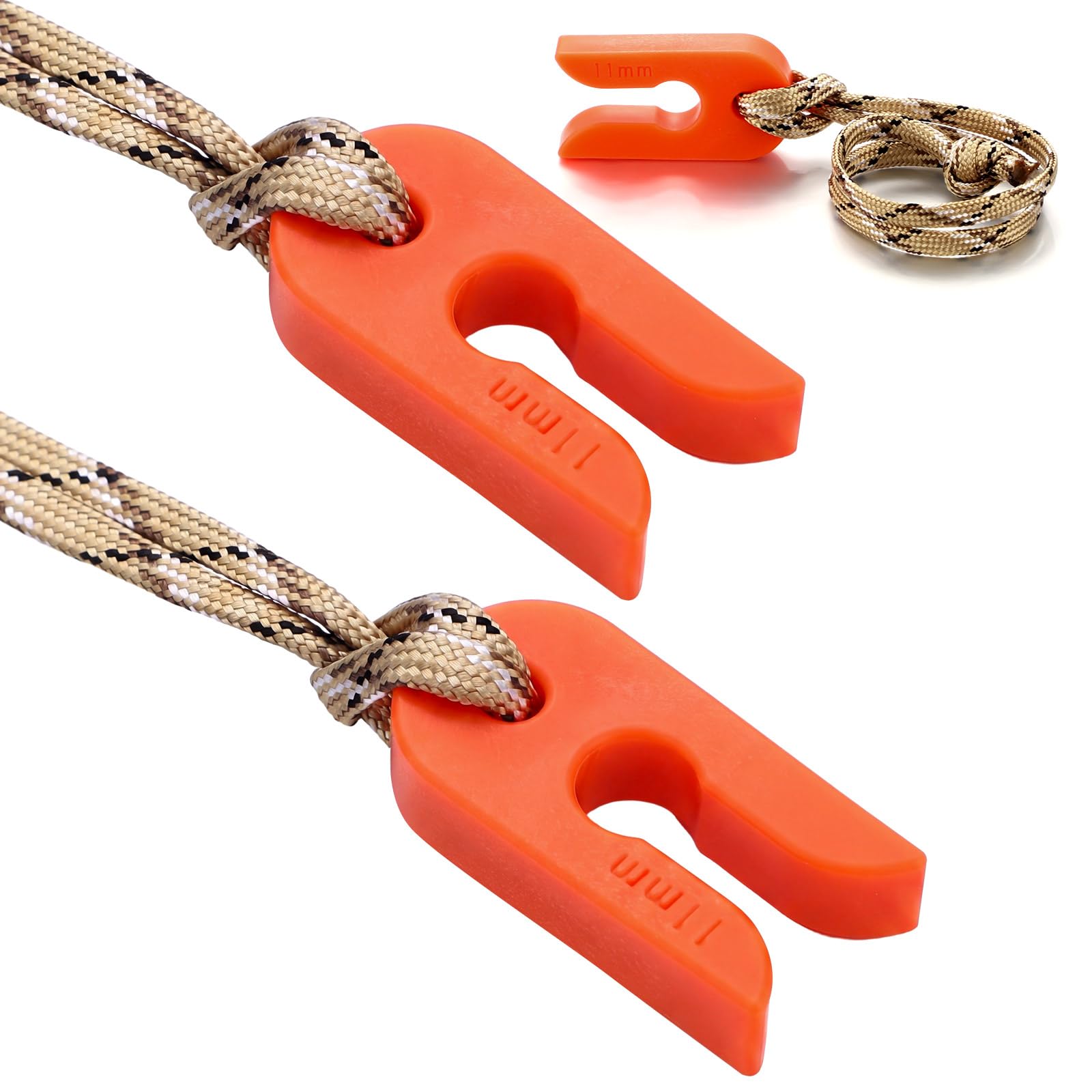 Chapou Saddle Hunting Tether Lock Clip Set of 2 | Durable Rope Capturing Clamps 