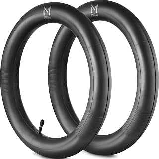 Mata1 2 Pram Inner Tube Tire Replacements 16" x 1.5/1.75/1.95/2.125 for Jogging Stroller, Compatible w/ All Brands: BoB Revolution Flex / Pro / SE / SU, Graco, Go Jogging, Thule Urban Glide & More