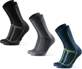 DANISH ENDURANCE Men's Long Running Socks, Anti-Blister Running Socks