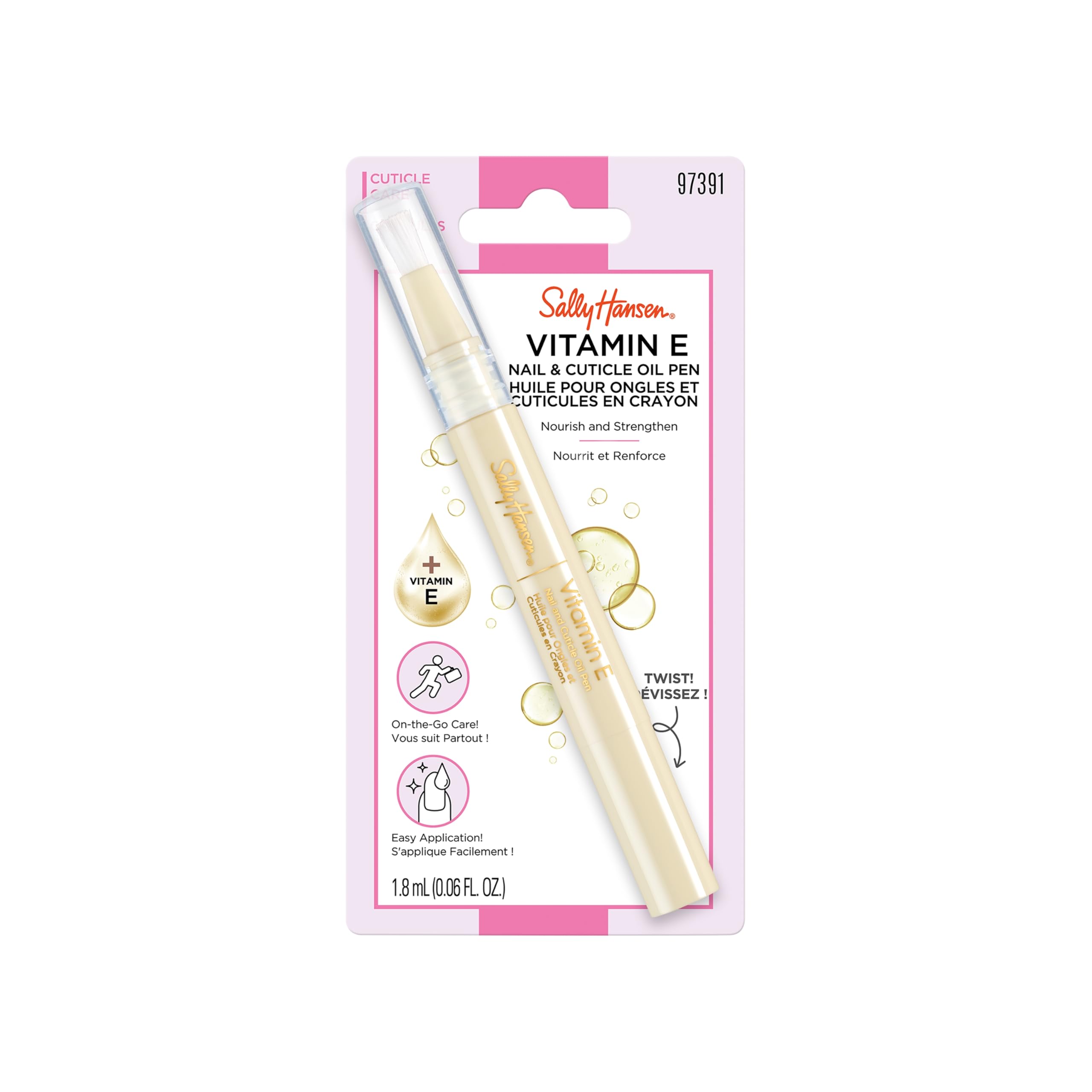 Sally Hansen Vitamin E Nail & Cuticle Treatment Pen | Hydrates and Conditions Dr