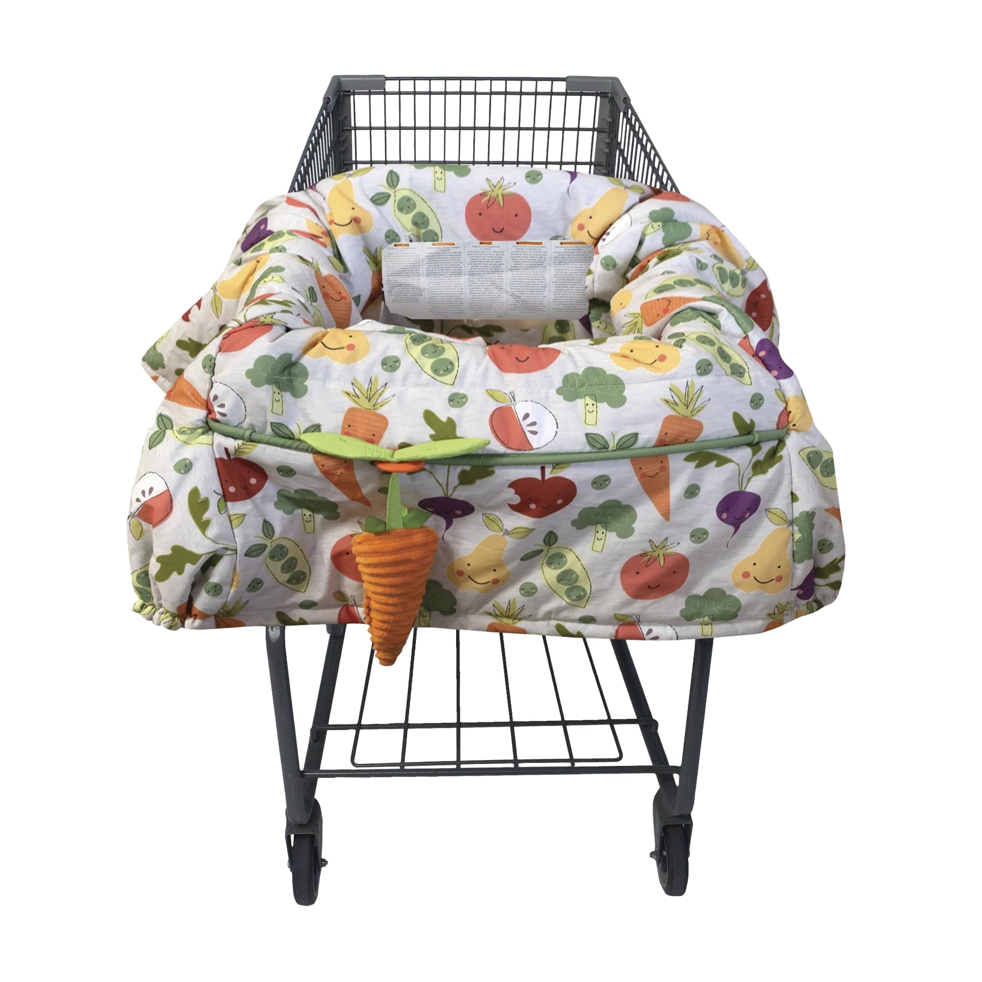 Boppy Shopping Cart &amp; High Chair Cover, 360 Padded Baby Seat Cover &amp; Toy