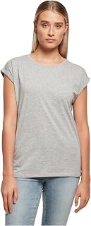 Build Your Brand Women's Ladies Extended Shoulder Tee T-Shirt