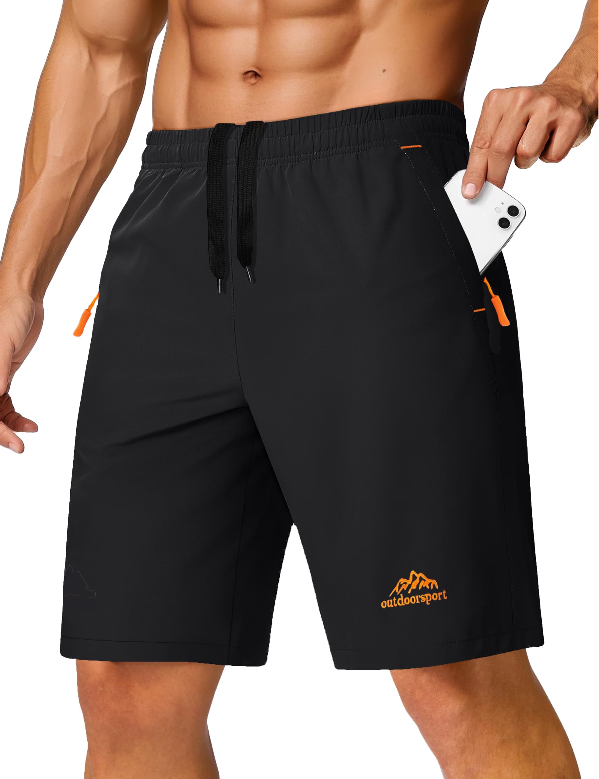 TACVASEN Men's Running Athletic Shorts Quick Dry Lightweight Gym Sports Basketba