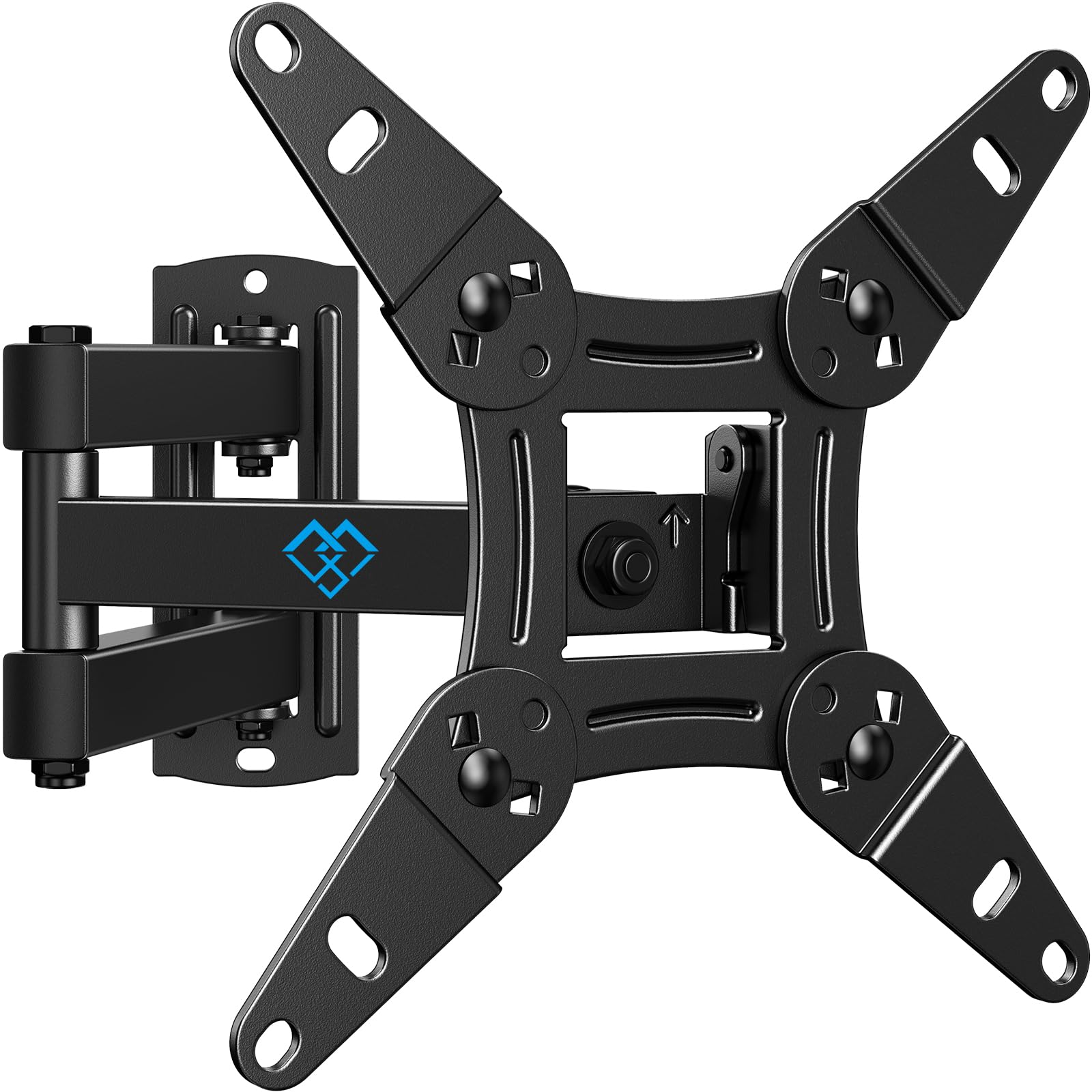 PERLESMITH TV Wall Bracket for 13-43 inch TVs, Swivel Tilt Extend Wall Mount for