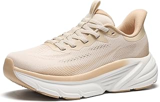 SMILIN Women's Slip On Walking Shoes with Arch Support, Comfortable Lightweight Cushion Sneakers for Standing All Day Work, Non Slip Breathable Running Tennis Shoes Fashion Sneakers for Casual Gym