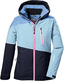 Killtec Ksw 331 Grls Ski Jckt Ski Jacket/Functional Jacket with Hood and Snow Protection Girls