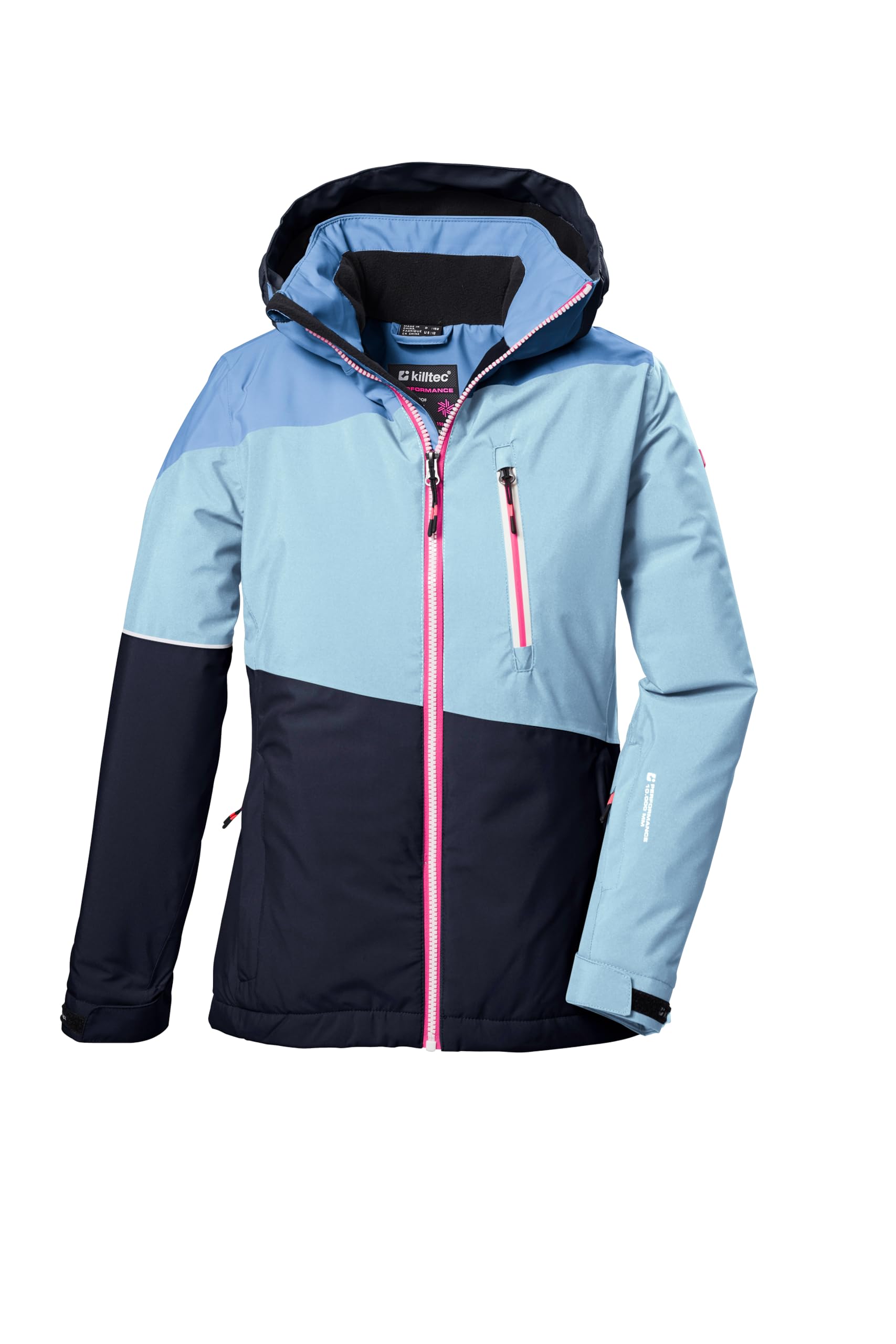 Killtec Ksw 331 Grls Ski Jckt Ski Jacket/Functional Jacket with Hood and Snow Pr