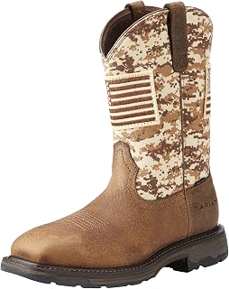 Ariat Men's Patriot St Earth/Sand Camo Work Shoes