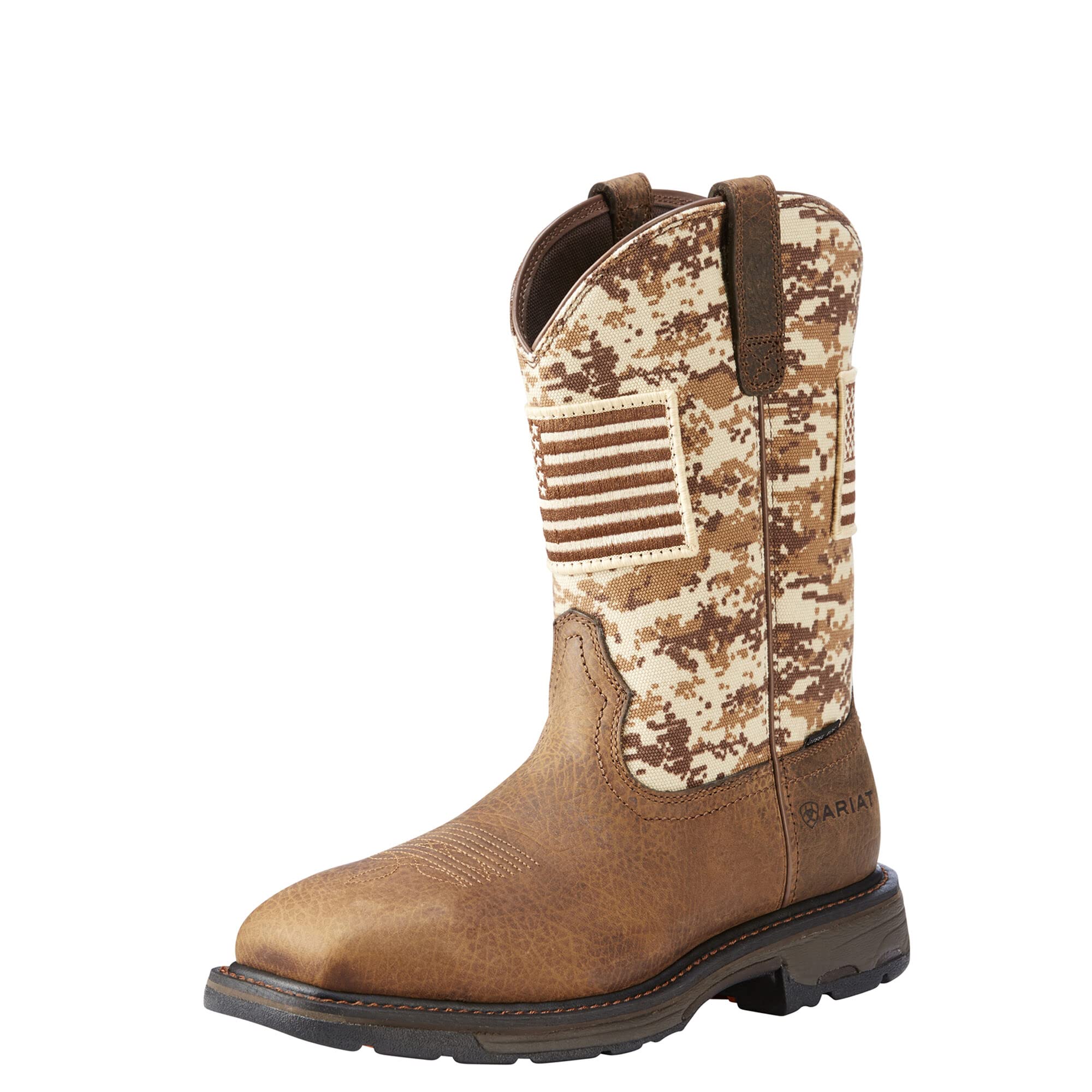 Ariat Men's Patriot St Earth/Sand Camo Work Shoes
