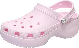 Crocs Zuecos clásicos de plataforma para mujer W