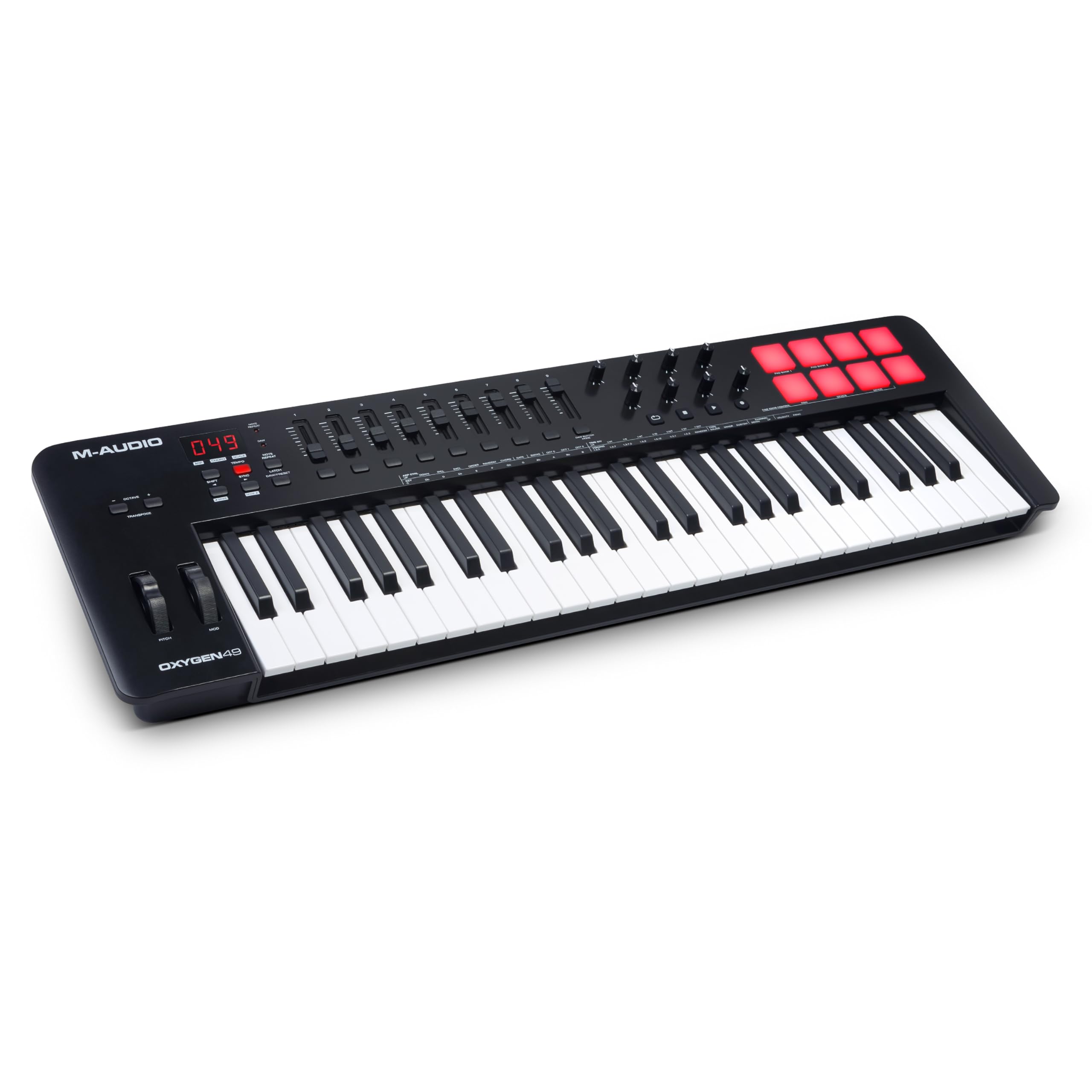 M-AUDIO Oxygen 49 MKV USB MIDI Keyboard Controller | 49 Velocity-Sensitive Keys,