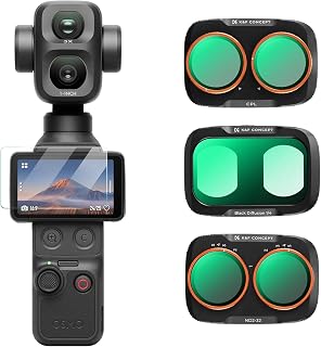 K&F CONCEPT 3-Pack Filter Kit Compatible with DJI Osmo Pocket 4P