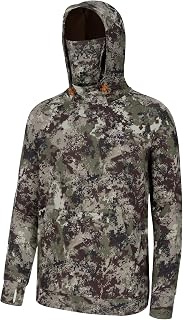 Bassdash Sudadera con Capucha de Lana de Pesca para Hombre con Polaina para el Cuello Sudadera de Rendimiento Resistente al Agua FS18M
