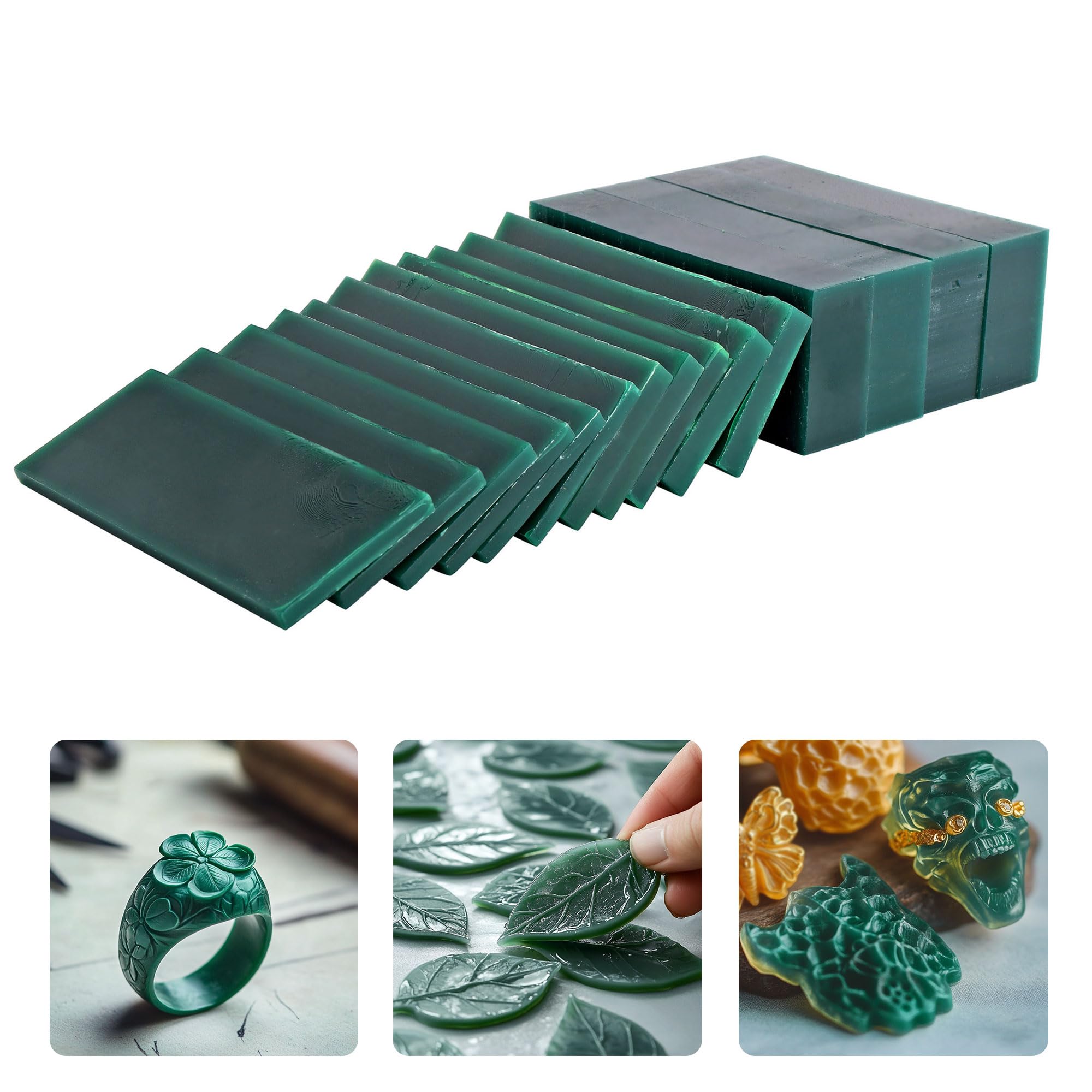 Yoption Carving Wax Block, Casting Wax Slice for Making DIY Jewelry and Craft Ma