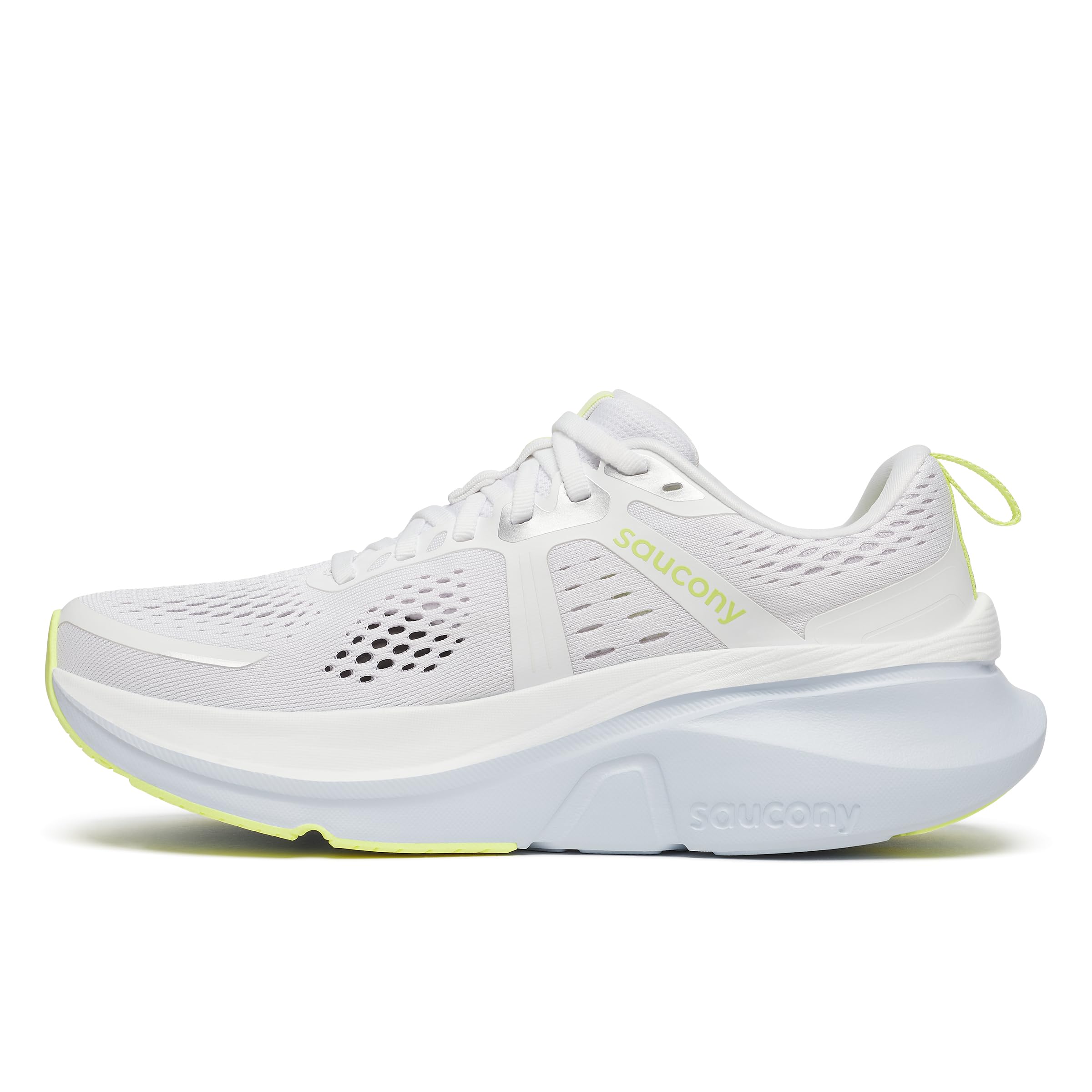 Saucony Women's Guide 18 Running Shoes, Black/White