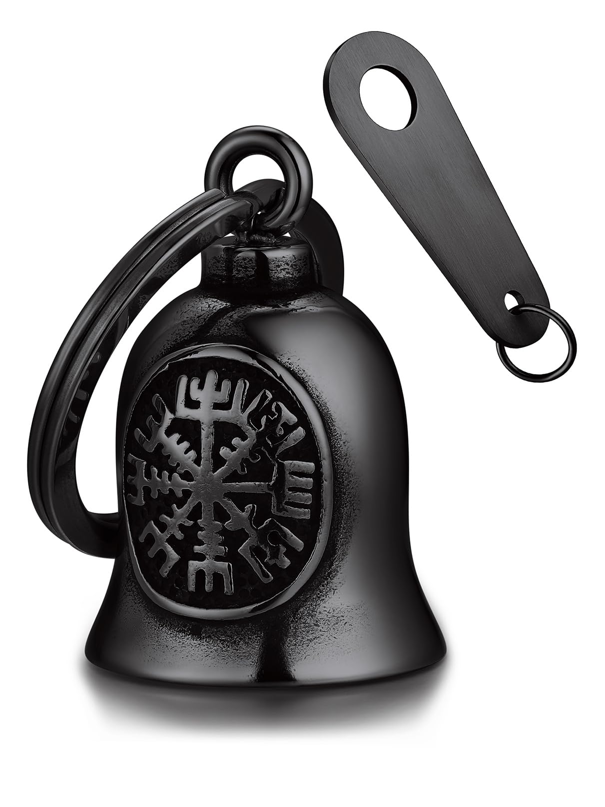 Bandmax Guardian Bell for Motorbikes, Stainless Steel Keychain for Biker | Motor