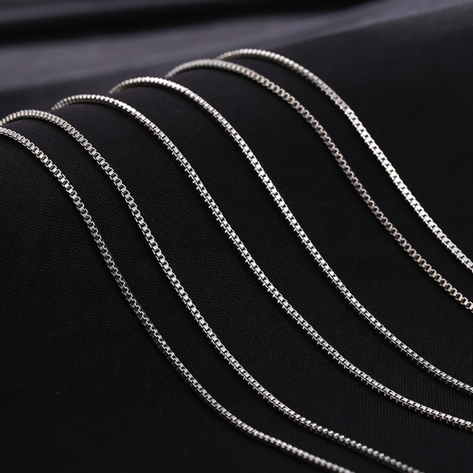 SIMPLE LADIES NECKLACE STERLING SILVER - Hypoallergenic and Tarnish Resistant, A