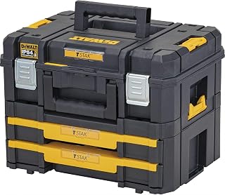 DEWALT TSTAK DWST83395-1 Combo Pack with IP54 Protection and Customisable Foam